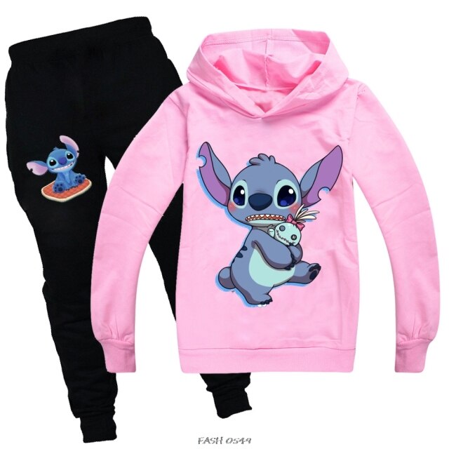 Chandal 2 piezas Stitch Hoodies niños