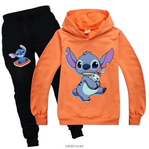 Chandal 2 piezas Stitch Hoodies niños