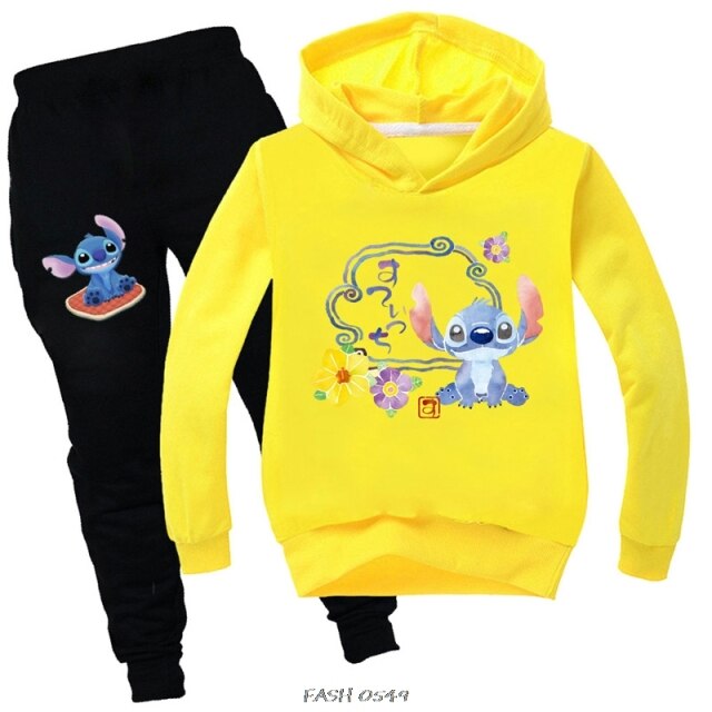 Chandal 2 piezas Stitch Hoodies niños