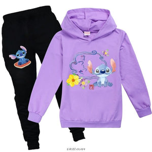 Chandal 2 piezas Stitch Hoodies niños