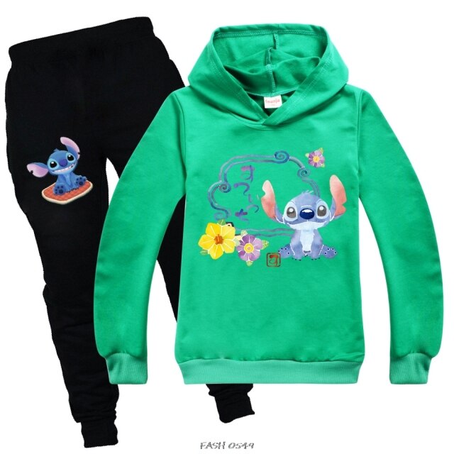 Chandal 2 piezas Stitch Hoodies niños