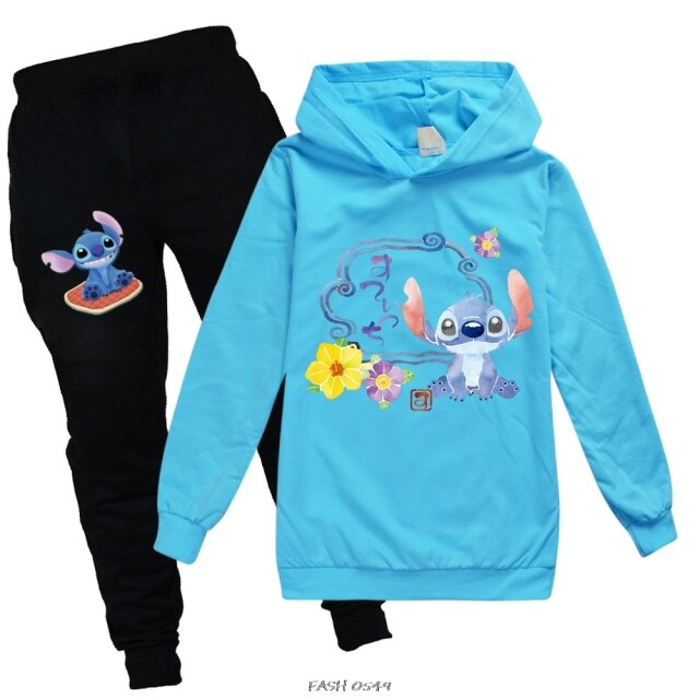 Chandal 2 piezas Stitch Hoodies niños