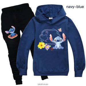 Chandal 2 piezas Stitch Hoodies niños