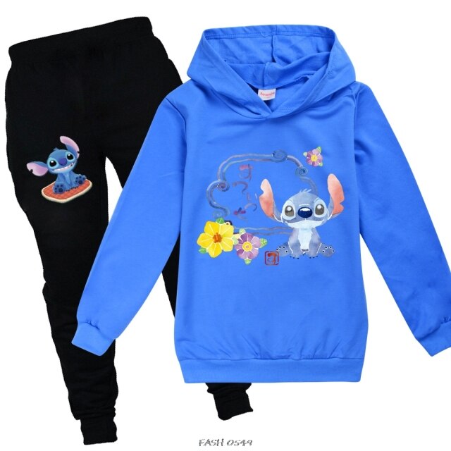 Chandal 2 piezas Stitch Hoodies niños