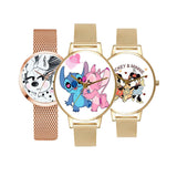 Reloj acero Stitch chica