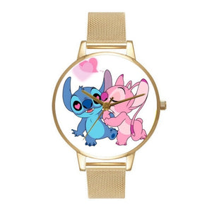 Reloj acero Stitch chica