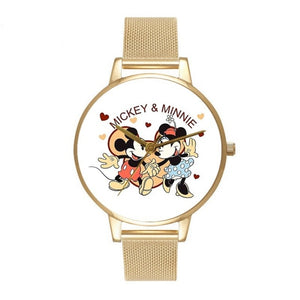 Reloj acero Stitch chica