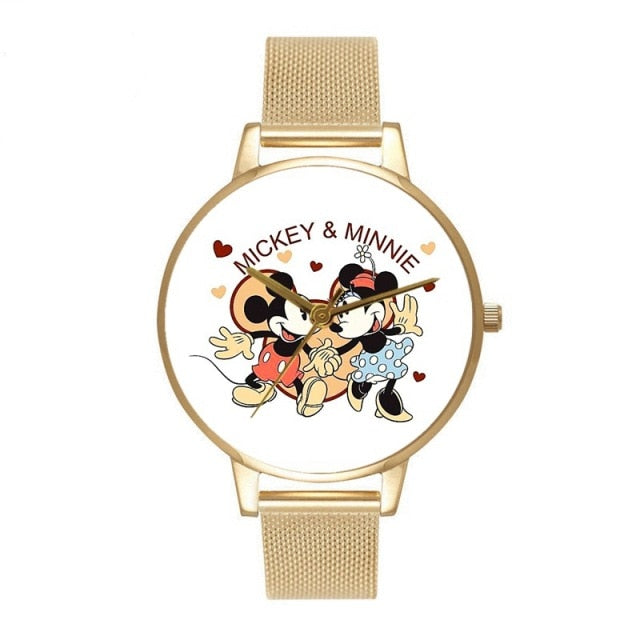 Reloj acero Stitch chica