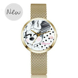 Reloj acero Stitch chica