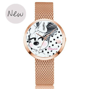 Reloj acero Stitch chica