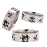 Anillo acero Mickey Mouse