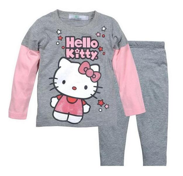 Pijamas manga larga Hello Kitty niña