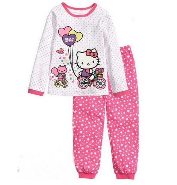 Pijamas manga larga Hello Kitty niña