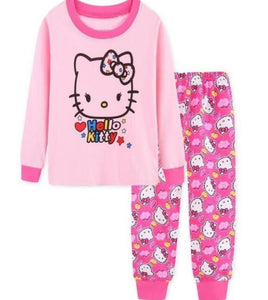 Pijamas manga larga Hello Kitty niña