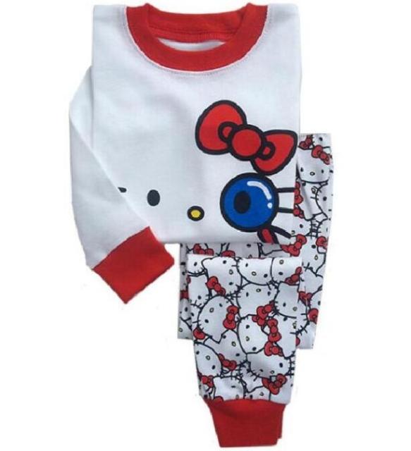 Pijamas manga larga Hello Kitty niña