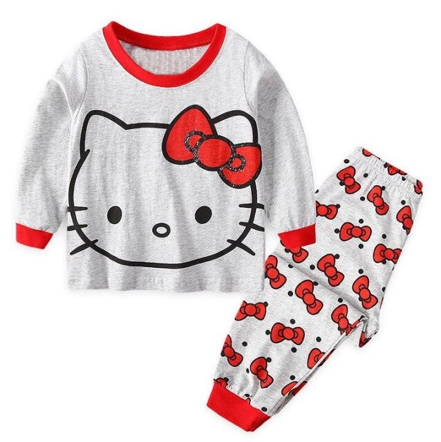 Pijamas manga larga Hello Kitty niña