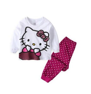 Pijamas manga larga Hello Kitty niña