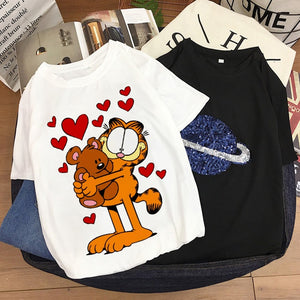 Camiseta Garfield manga corta