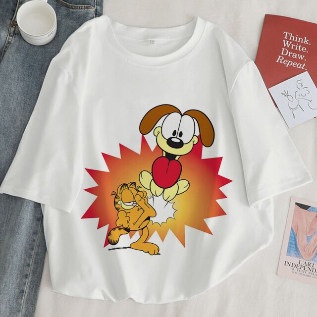 Camiseta Garfield manga corta