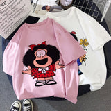 Camiseta manga corta Mafalda vintage chica