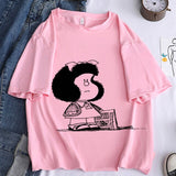 Camiseta manga corta Mafalda vintage chica