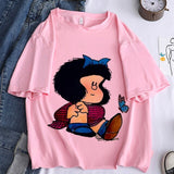 Camiseta manga corta Mafalda vintage chica