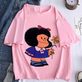 Camiseta manga corta Mafalda vintage chica