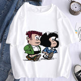 Camiseta manga corta Mafalda vintage chica