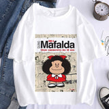 Camiseta manga corta Mafalda vintage chica