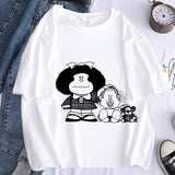 Camiseta manga corta Mafalda vintage chica