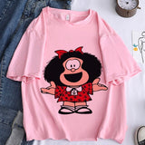 Camiseta manga corta Mafalda vintage chica