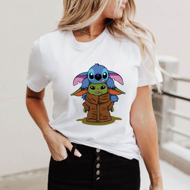 Camiseta manga corta Stitch chica