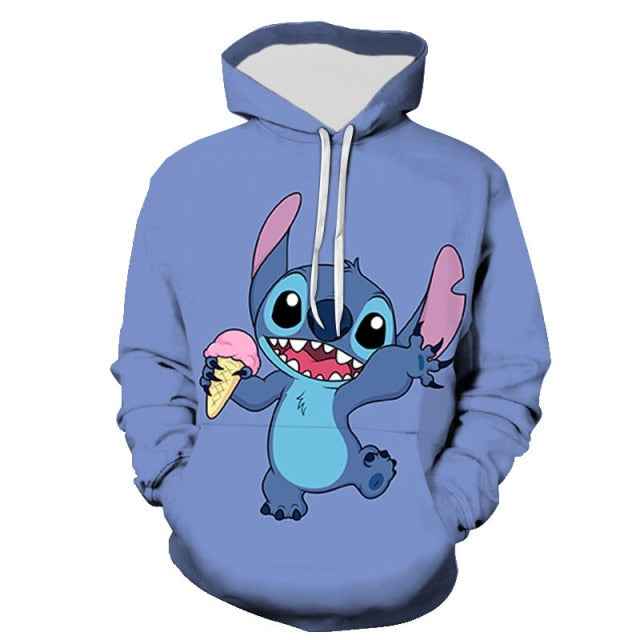 Sudadera Hoodies Stitch 3D