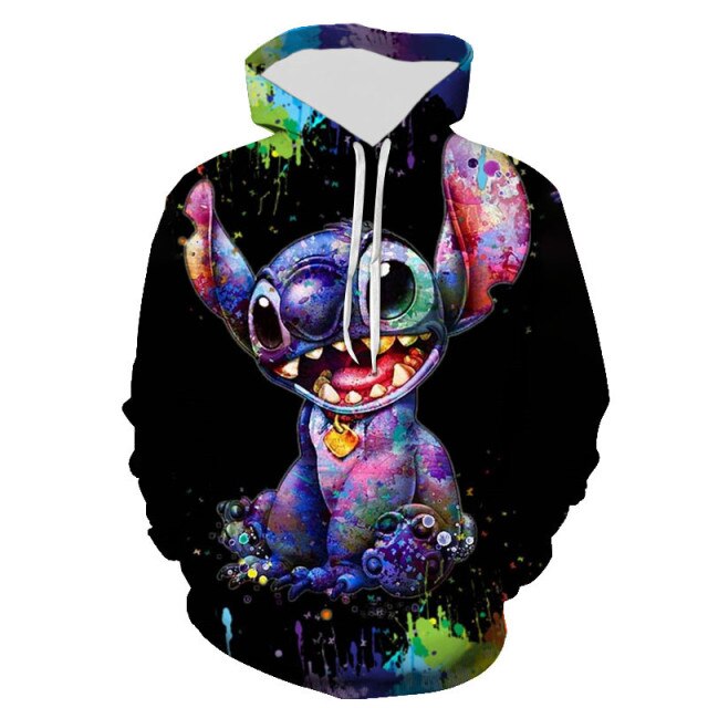 Sudadera Hoodies Stitch 3D