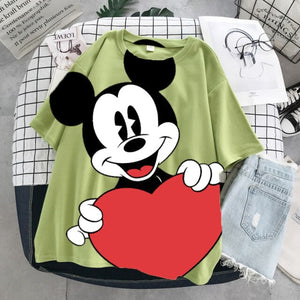 Camiseta Hoodie Mickey y Minnie