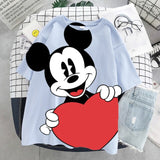 Camiseta Hoodie Mickey y Minnie