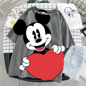 Camiseta Hoodie Mickey y Minnie