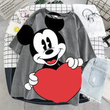 Camiseta Hoodie Mickey y Minnie