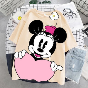 Camiseta Hoodie Mickey y Minnie