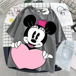 Camiseta Hoodie Mickey y Minnie