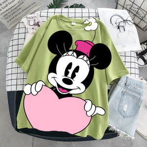 Camiseta Hoodie Mickey y Minnie