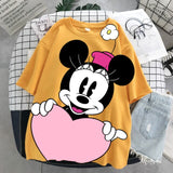 Camiseta Hoodie Mickey y Minnie