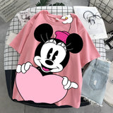 Camiseta Hoodie Mickey y Minnie