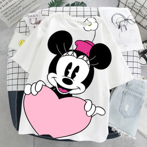 Camiseta Hoodie Mickey y Minnie