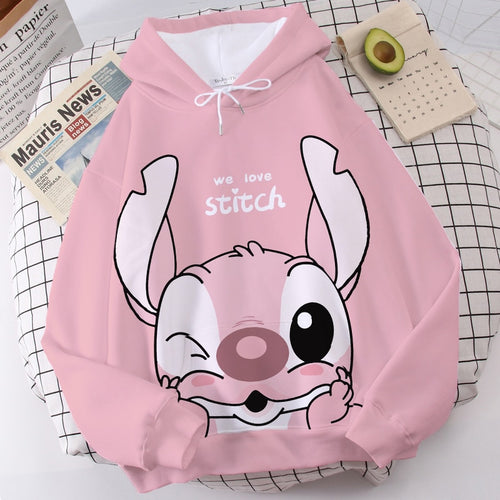 Sudadera Hoodie Stitch chica