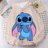 Sudadera Stitch Hoodie Parejas