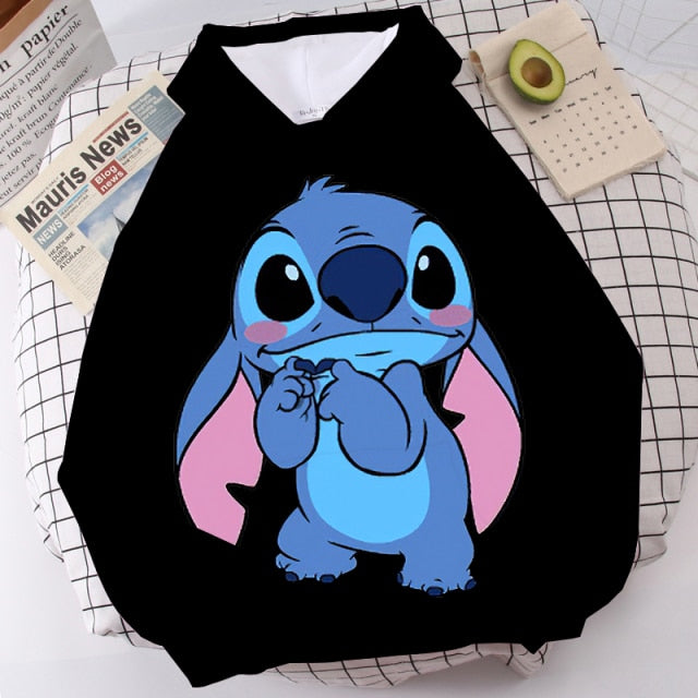 Sudadera Stitch Hoodie Parejas