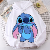 Sudadera Stitch Hoodie Parejas