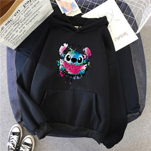 Sudadera Stitch Hoodie Parejas