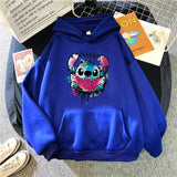 Sudadera Stitch Hoodie Parejas